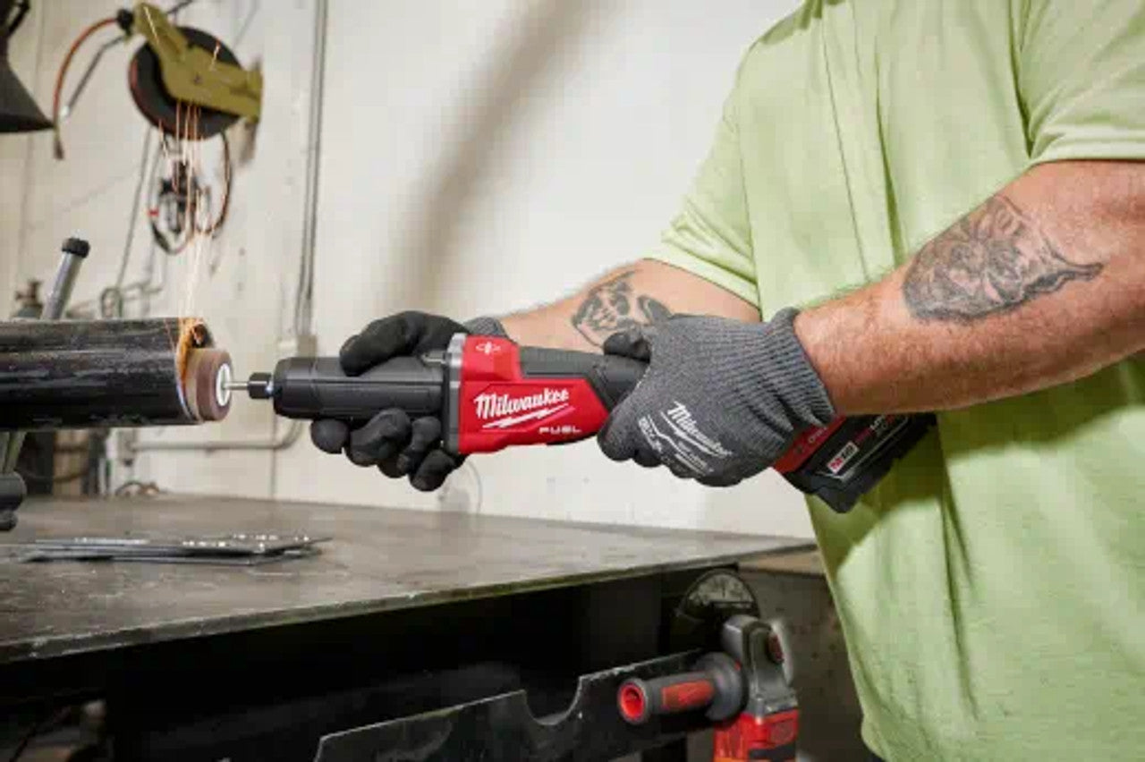 Milwaukee MIL-2984-20 M18 Variable Speed, Braking Die Grinder, Paddle Switch with ONE-KEY Bare Tool