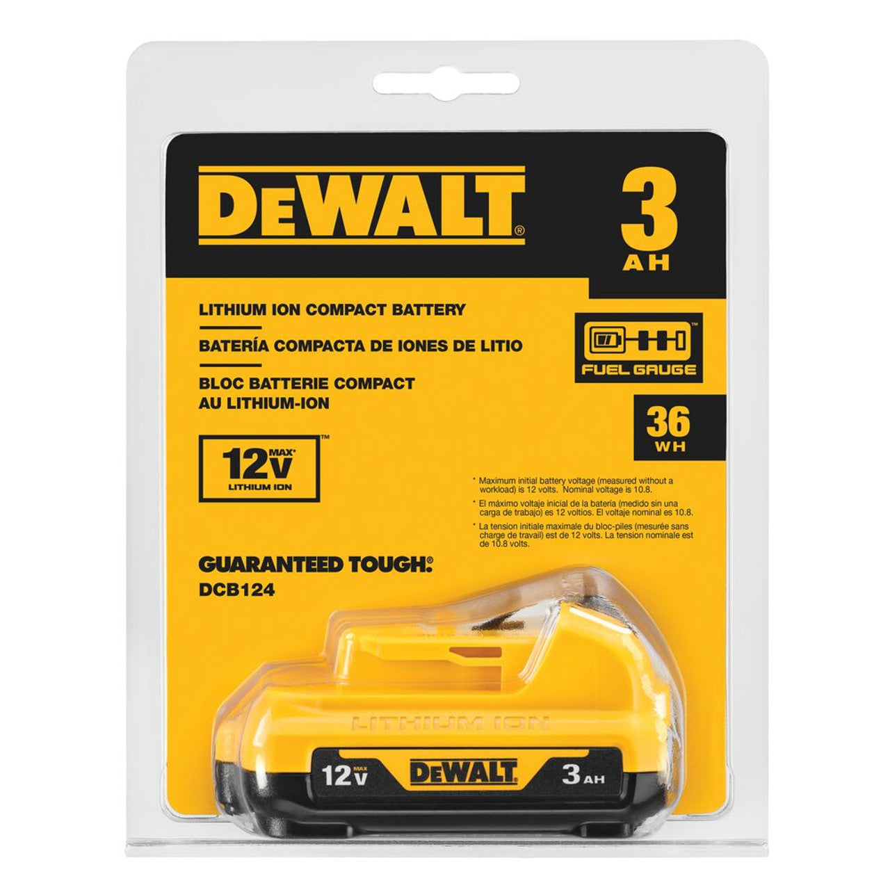 DEWALT DEW-DCB124 12V MAX 3.0Ah Li-Ion Battery