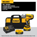 DEWALT DEW-DCF900P2 20V MAX XR 1/2in High Torque Impact Wrench with Hog Ring Anvil 2x 5.0Ah Kit