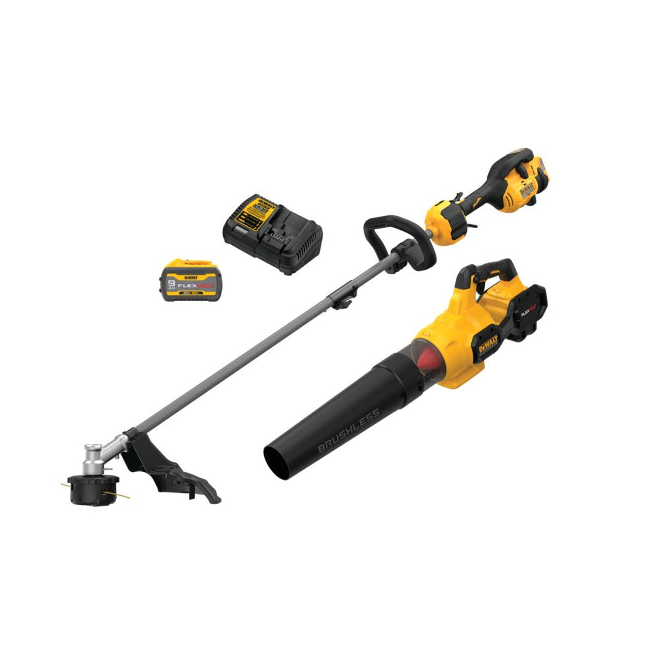 DEWALT DEW-DCKO266X1 60V MAX 17in Brushless Cordless Attachment Capable String Trimmer & Blower Combo Kit