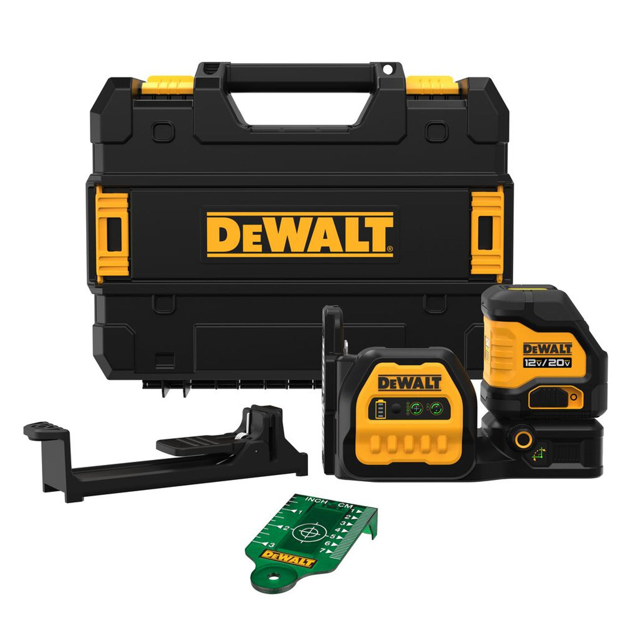 DEWALT DEW-DCLE34020GB 20V MAX Cordless Cross Line Green Laser Bare Tool