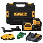 DEWALT DEW-DCLE34020G 20V MAX Cordless Cross Line Green Laser 2.0Ah Kit