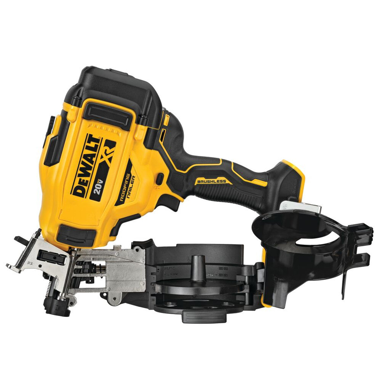 DEWALT DEW-DCN45RNB 20V MAX XR Brushless 15 Degree Coil Roofing Nailer Bare Tool