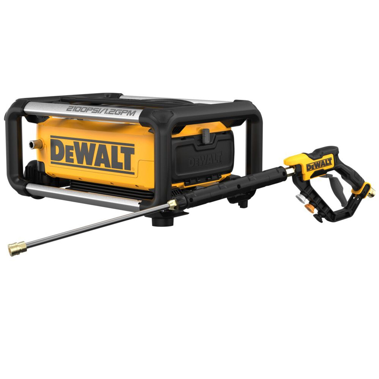 DEWALT DEW-DWPW2100 2100 MAX PSI 1.2GPM 13amp Electric Jobsite Cold Water Pressure Washer