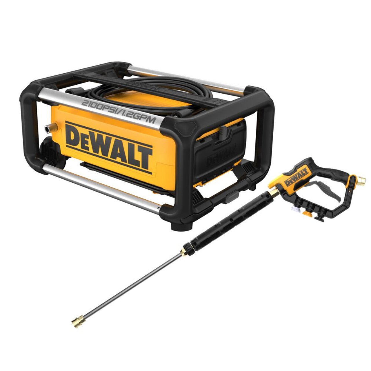 DEWALT DEW-DWPW2100 2100 MAX PSI 1.2GPM 13amp Electric Jobsite Cold Water Pressure Washer