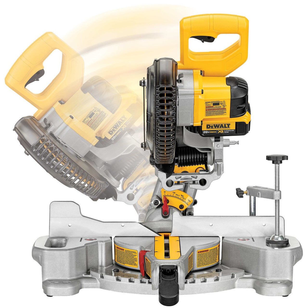 DEWALT DEW-DCS361M1 20V MAX 7 1/4in Sliding Miter Saw 4.0Ah Kit