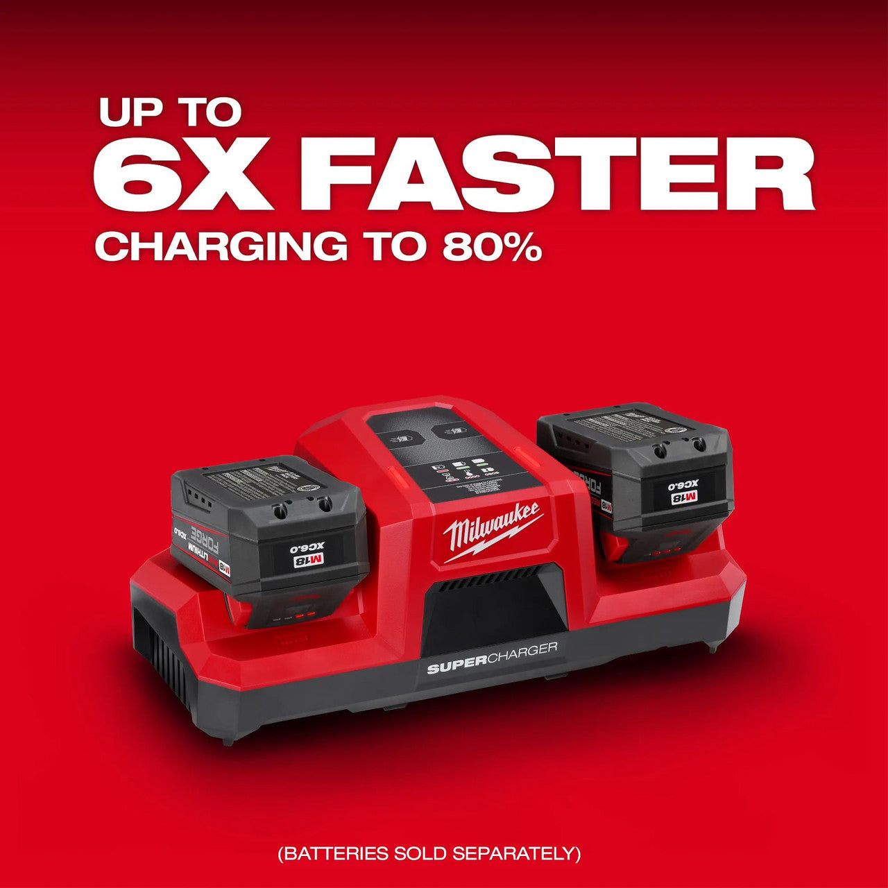 Milwaukee MIL-48-59-1815 M18 Dual Bay Simultaneous Super Charger