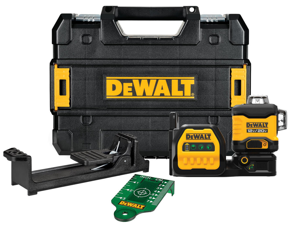 DEWALT DEW-DCLE34030GB 20V MAX 3X 360 Green Line Laser Bare Tool
