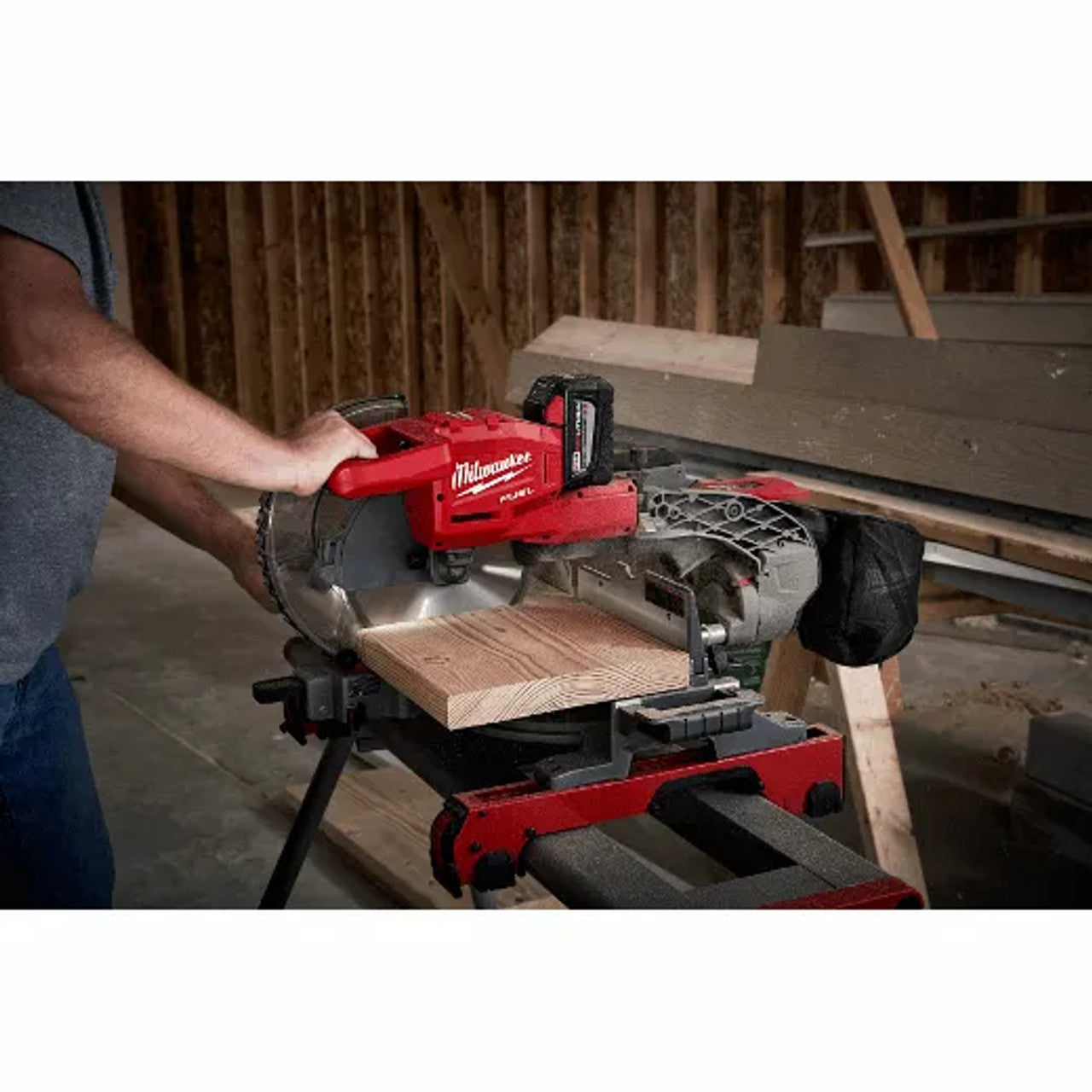 Milwaukee MIL-2734-20 M18 FUEL 10in Dual Bevel Sliding Compound Miter Saw