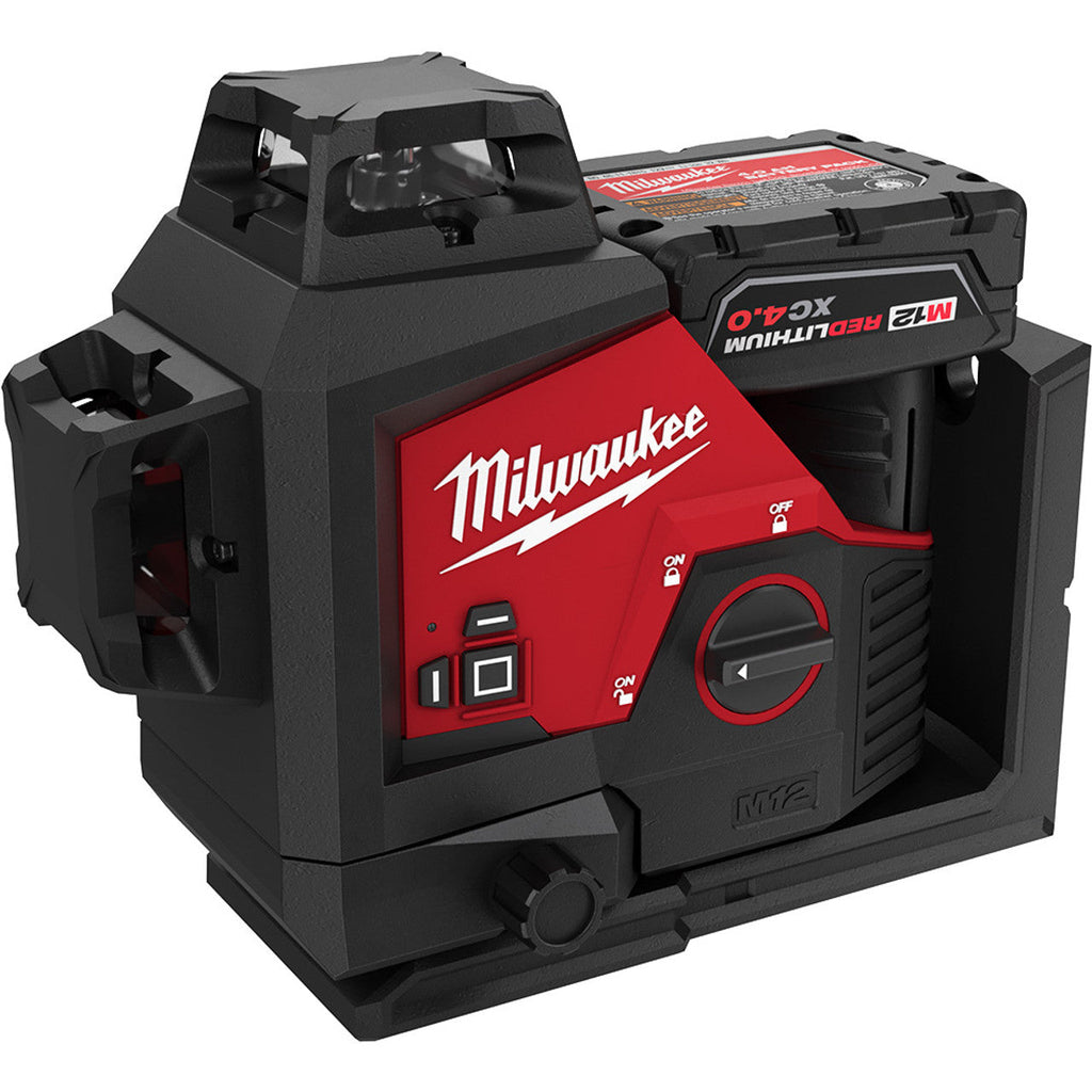Milwaukee MIL-3632-21 M12 Green 360 Degree 3-Plane Laser Kit