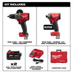 Milwaukee MIL-3699-22 M18 FUEL 2-Tool Surge Combo 2x XC5.0 Kit