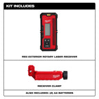 Milwaukee MIL-3711 Red Exterior Rotary Laser Receiver