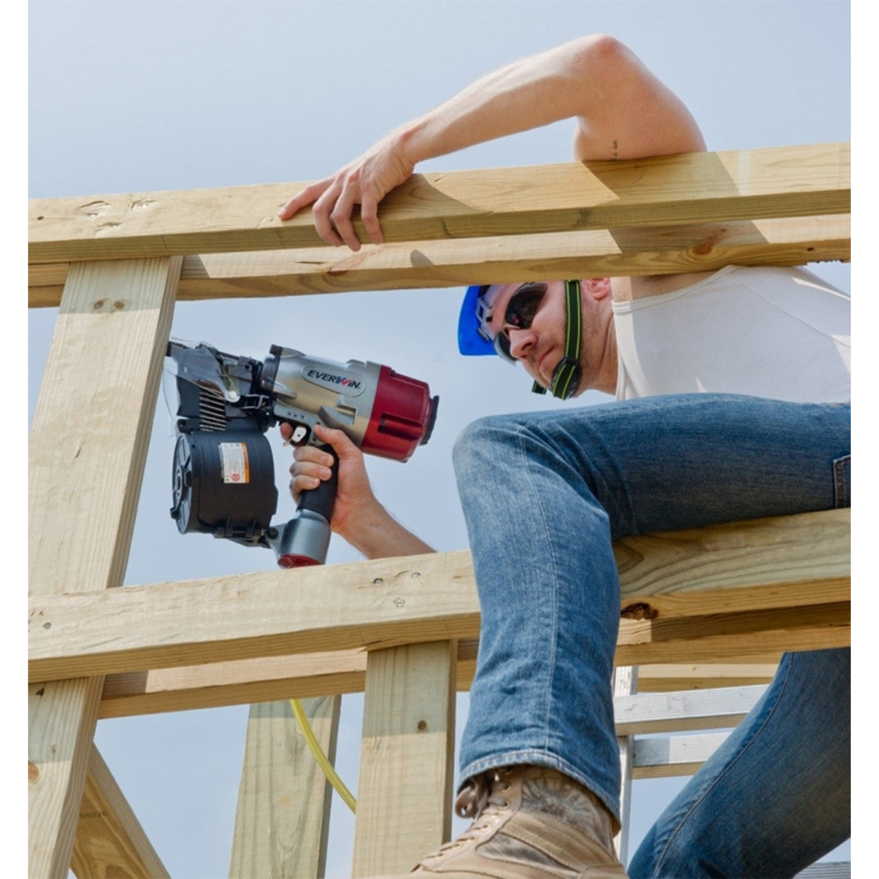 Bissett Fasteners EVER-BFFCN90L Everwin Coil Framing Nailer 2in - 3-1/4in