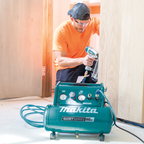 Makita MAK-MAC320Q Quiet Series 1-1/2 HP, 3 Gallon, Oil-Free, Electric Air Compressor