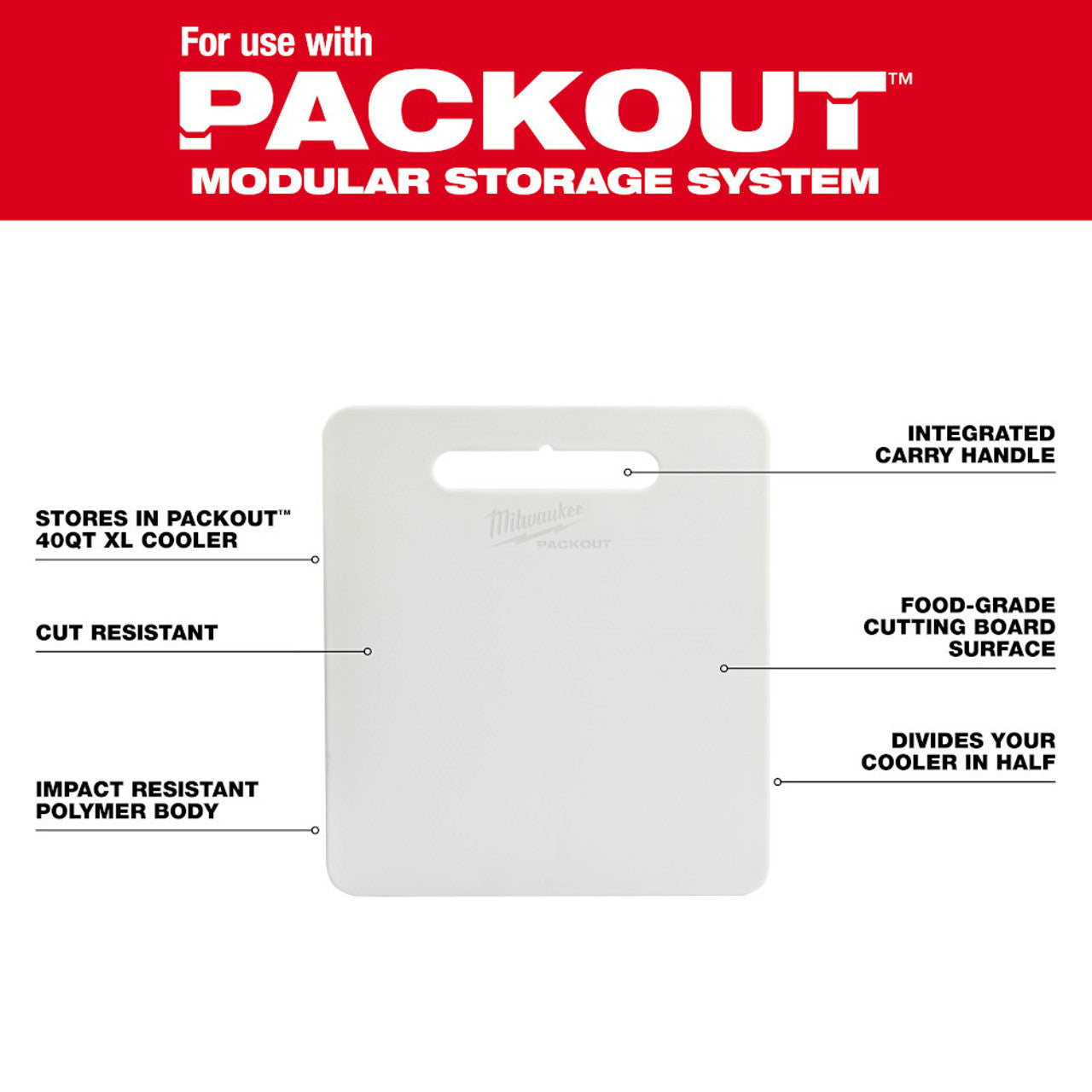 Milwaukee MIL-48-22-8041 Divider for PACKOUT XL Cooler