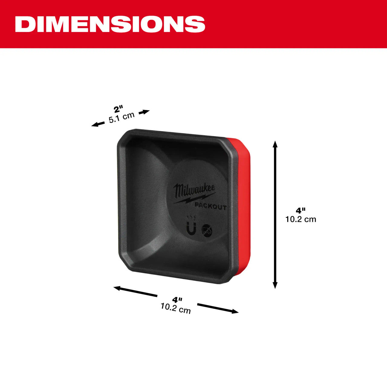 Milwaukee MIL-48-22-8070 PACKOUT Magnetic Bin