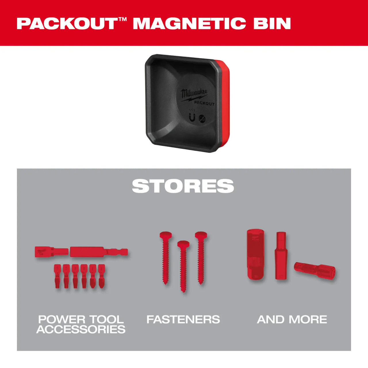 Milwaukee MIL-48-22-8070 PACKOUT Magnetic Bin