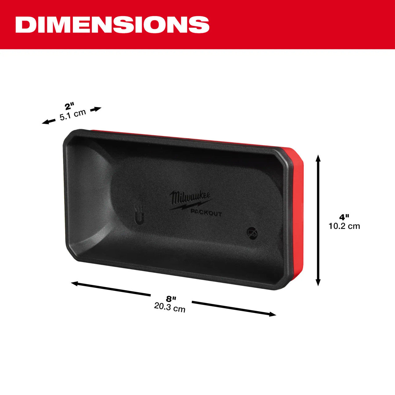 Milwaukee MIL-48-22-8071 PACKOUT Large Magnetic Bin