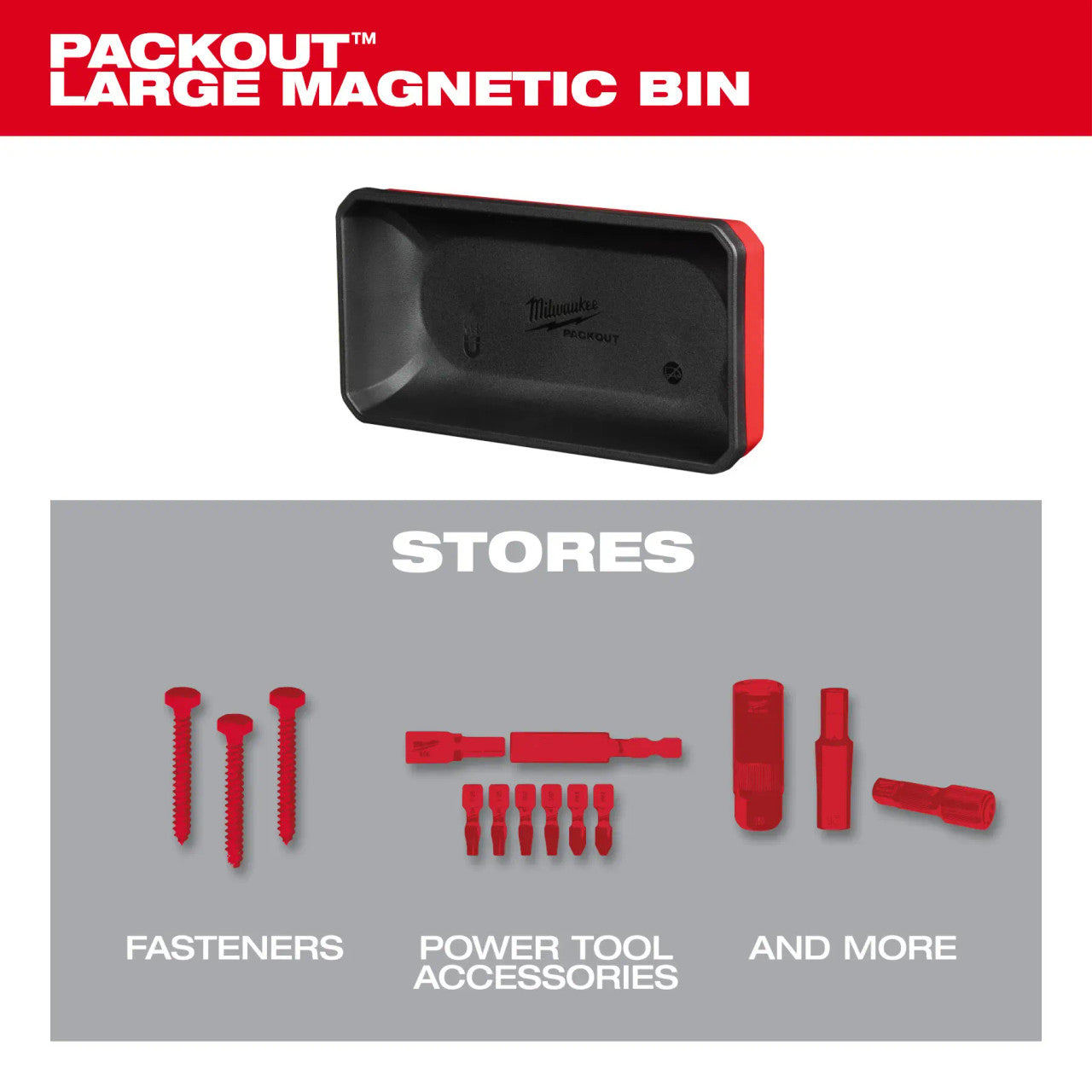 Milwaukee MIL-48-22-8071 PACKOUT Large Magnetic Bin