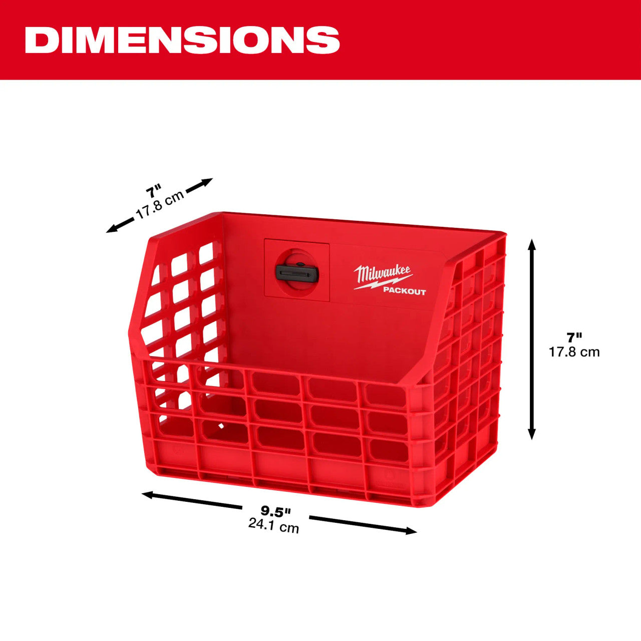 Milwaukee MIL-48-22-8342 PACKOUT Compact Wall Basket