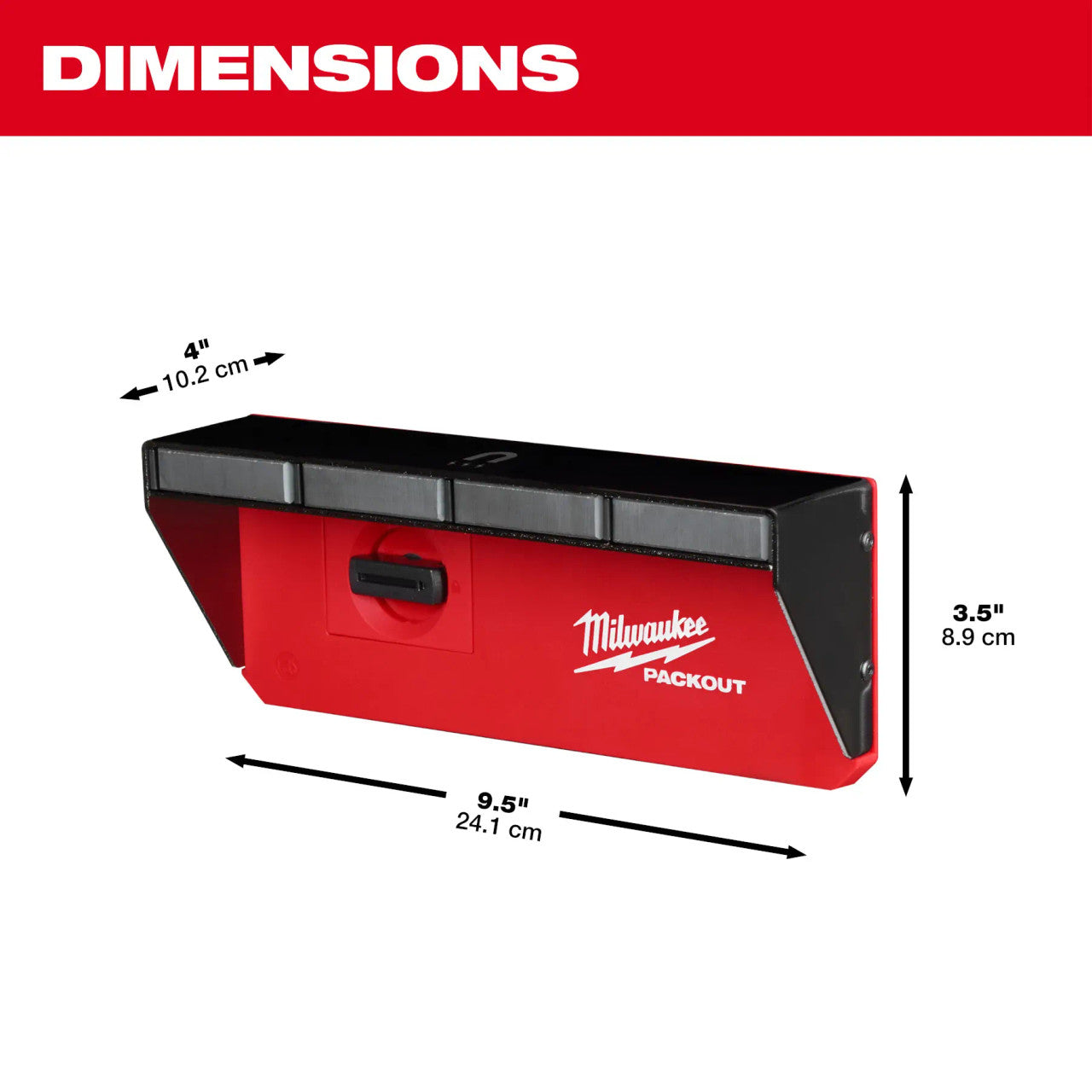 Milwaukee MIL-48-22-8346 PACKOUT Magnetic Rack