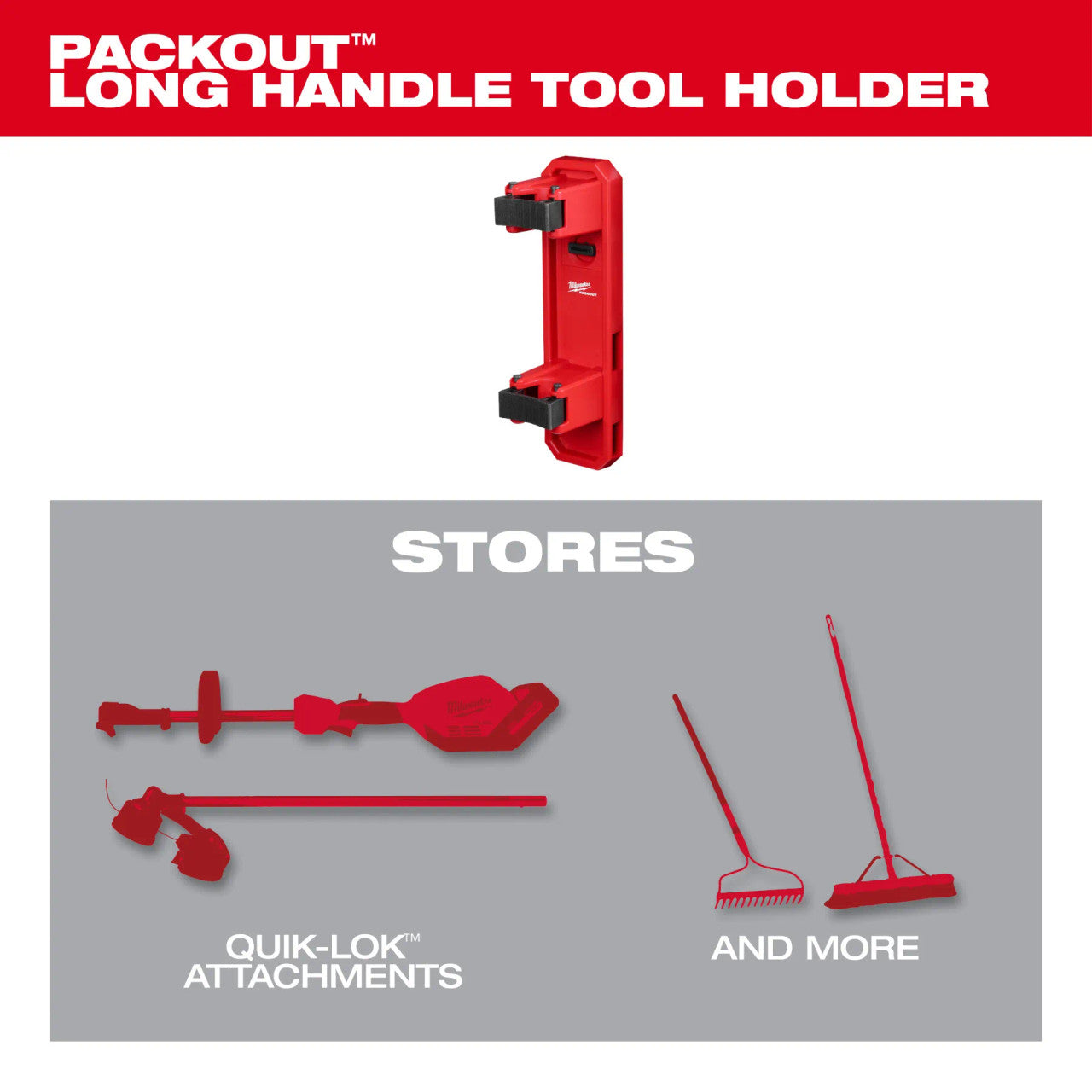Milwaukee MIL-48-22-8348 PACKOUT Long Handle Tool Holder