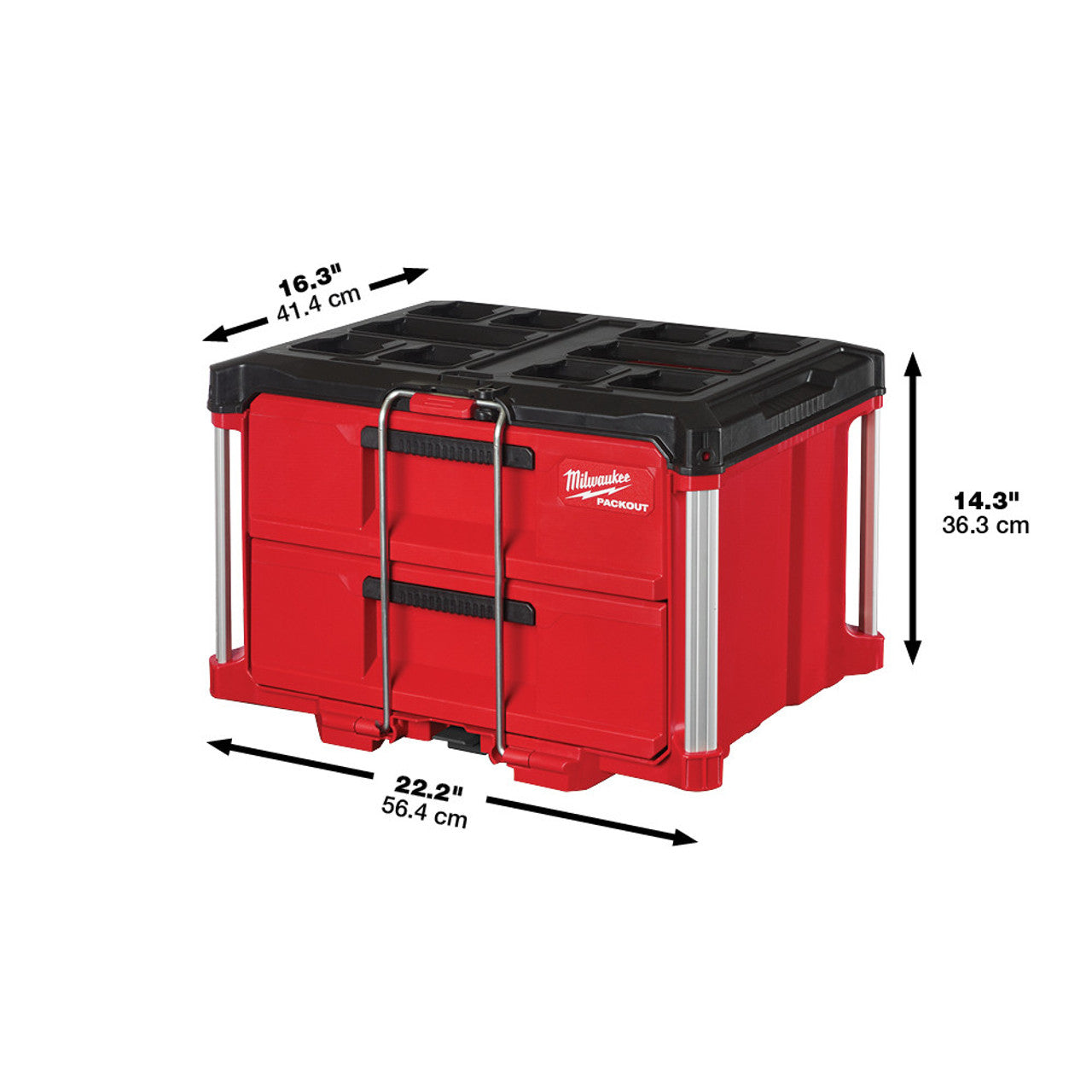 Milwaukee MIL-48-22-8442 PACKOUT 2-Drawer Tool Box
