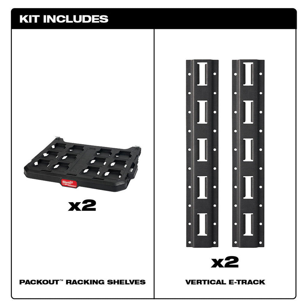 Milwaukee MIL-48-22-8480 PACKOUT Racking Wall Kit