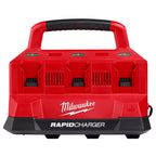 Milwaukee MIL-48-59-1809 M18 PACKOUT Six Bay Rapid Charger