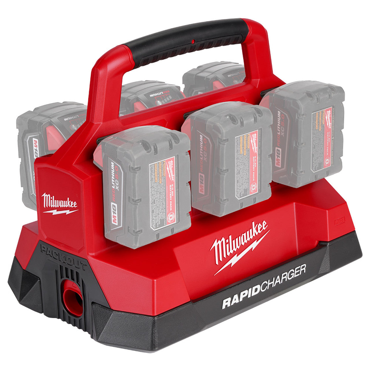 Milwaukee MIL-48-59-1809 M18 PACKOUT Six Bay Rapid Charger