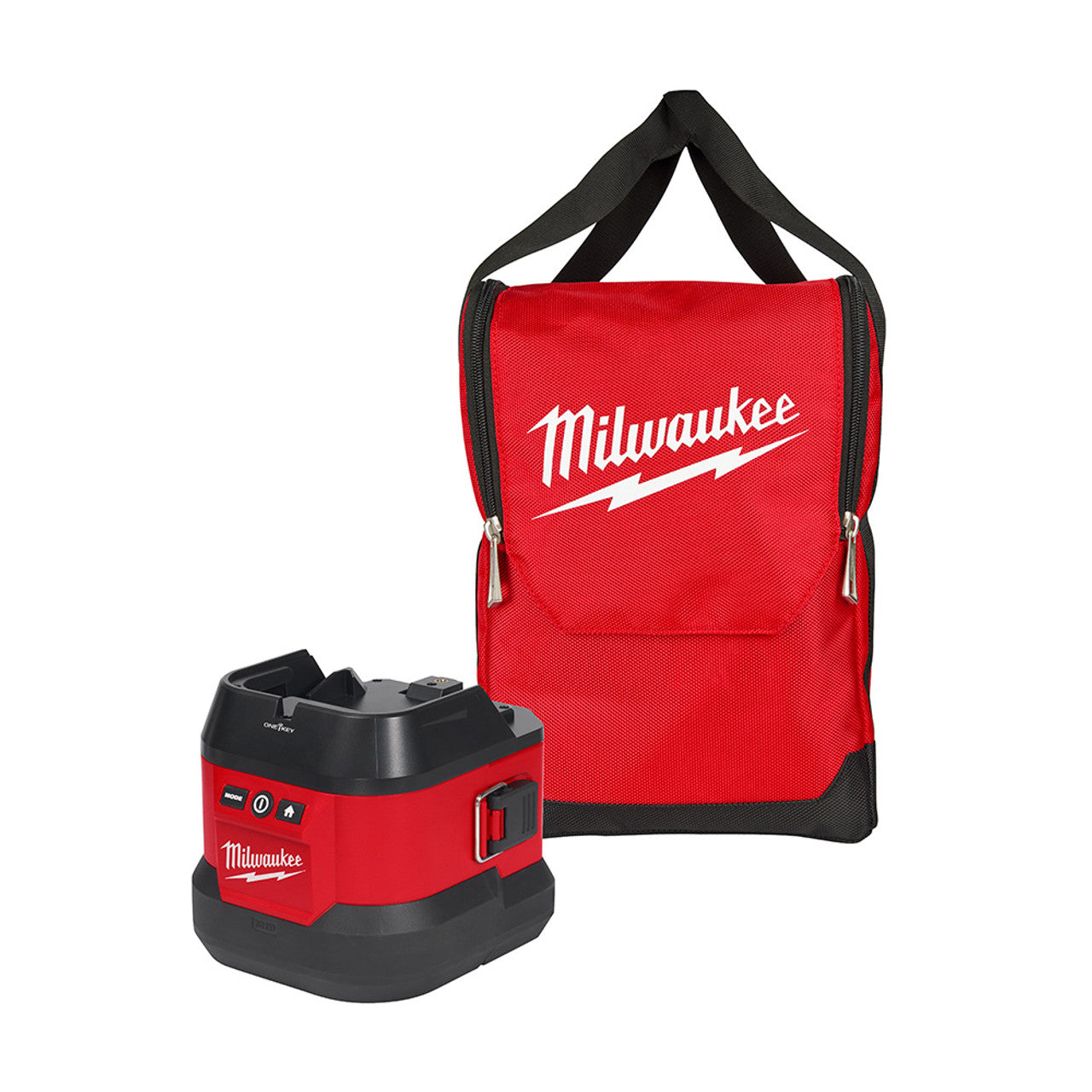Milwaukee MIL-49-16-2123B M18 Utility Remote Control Search Light Portable Base with Carry Bag