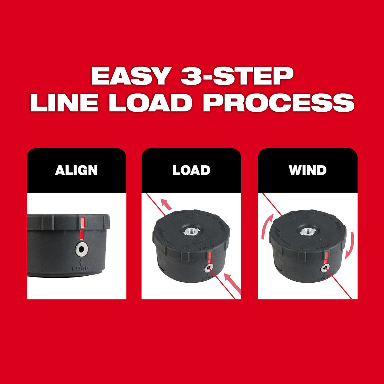 Milwaukee MIL-49-16-2748 GEN II Easy Load Trimmer Head