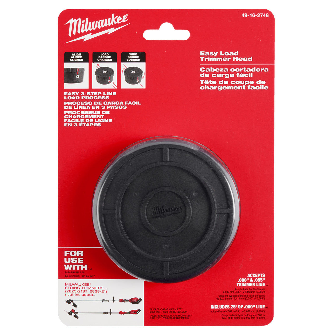 Milwaukee MIL-49-16-2748 GEN II Easy Load Trimmer Head