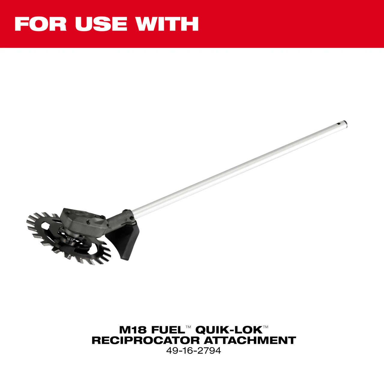 Milwaukee MIL-49-16-2799 QUIK-LOK 9in Reciprocator Replacement Blade Assembly