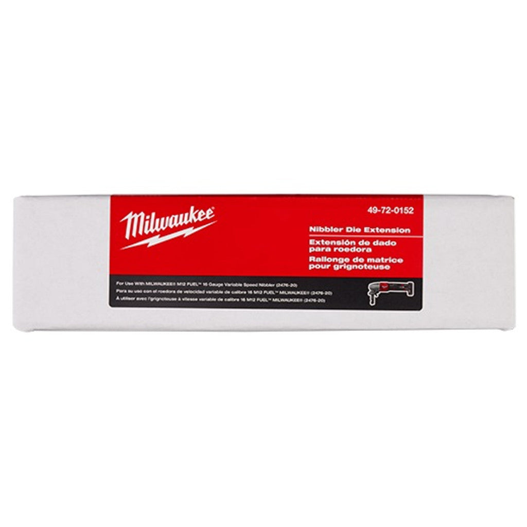 Milwaukee MIL-49-72-0152 M12 FUEL 16 ga Nibbler Die Holder Extension