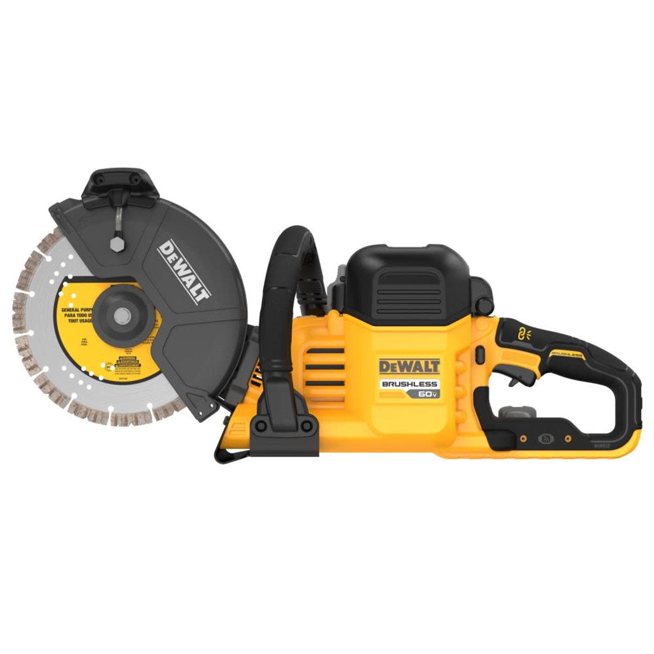 DEWALT DEW-DCS692X2 60V MAX FLEXVOLT 9in Cut-Off Saw 2x 9.0Ah Kit