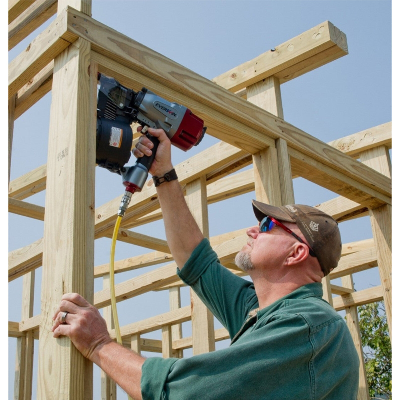 Bissett Fasteners EVER-BFFCN90L Everwin Coil Framing Nailer 2in - 3-1/4in