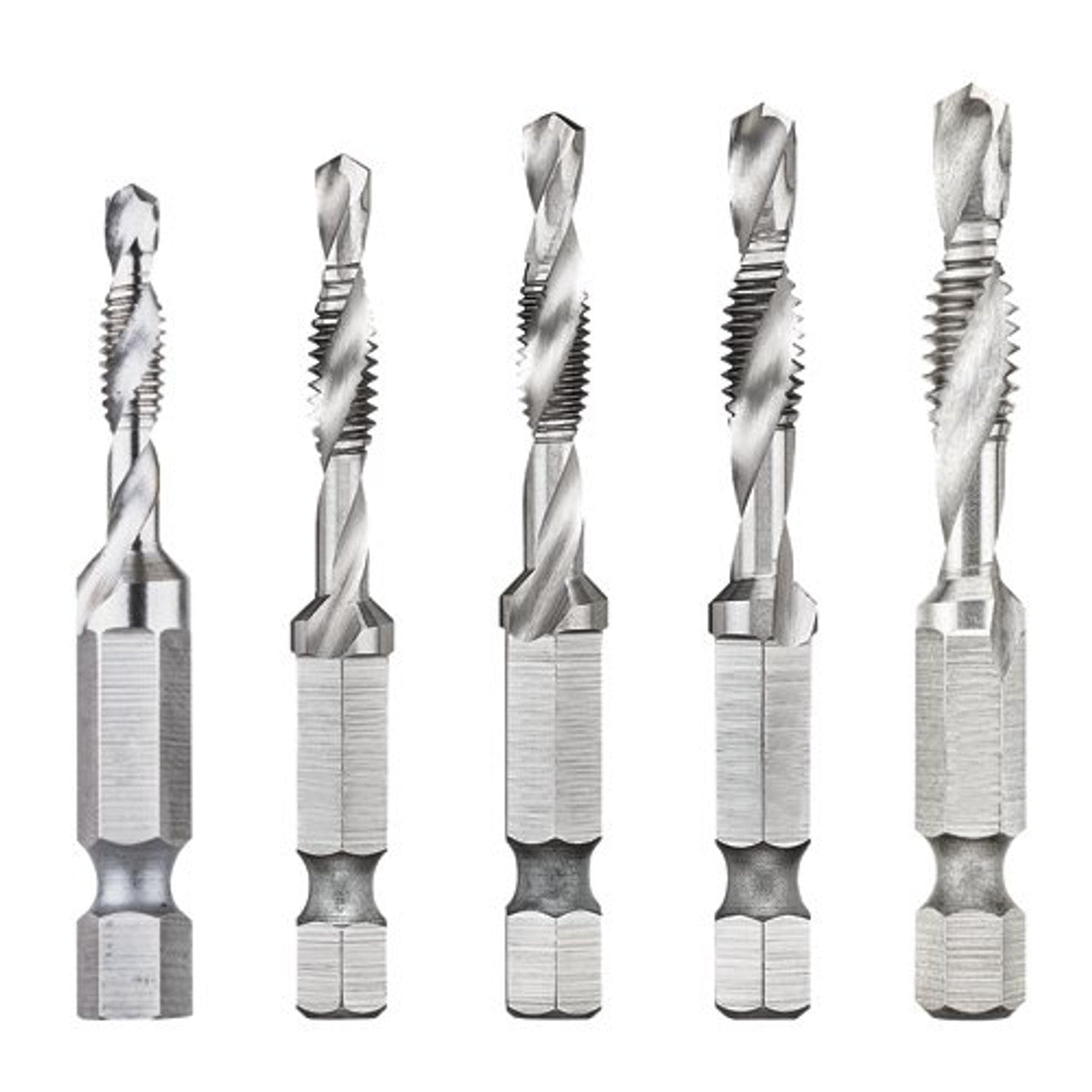 DEWALT DEW-DWADTQTR5SET Impact Ready 5-Piece Drill Tap Set, 1/4in Capacity