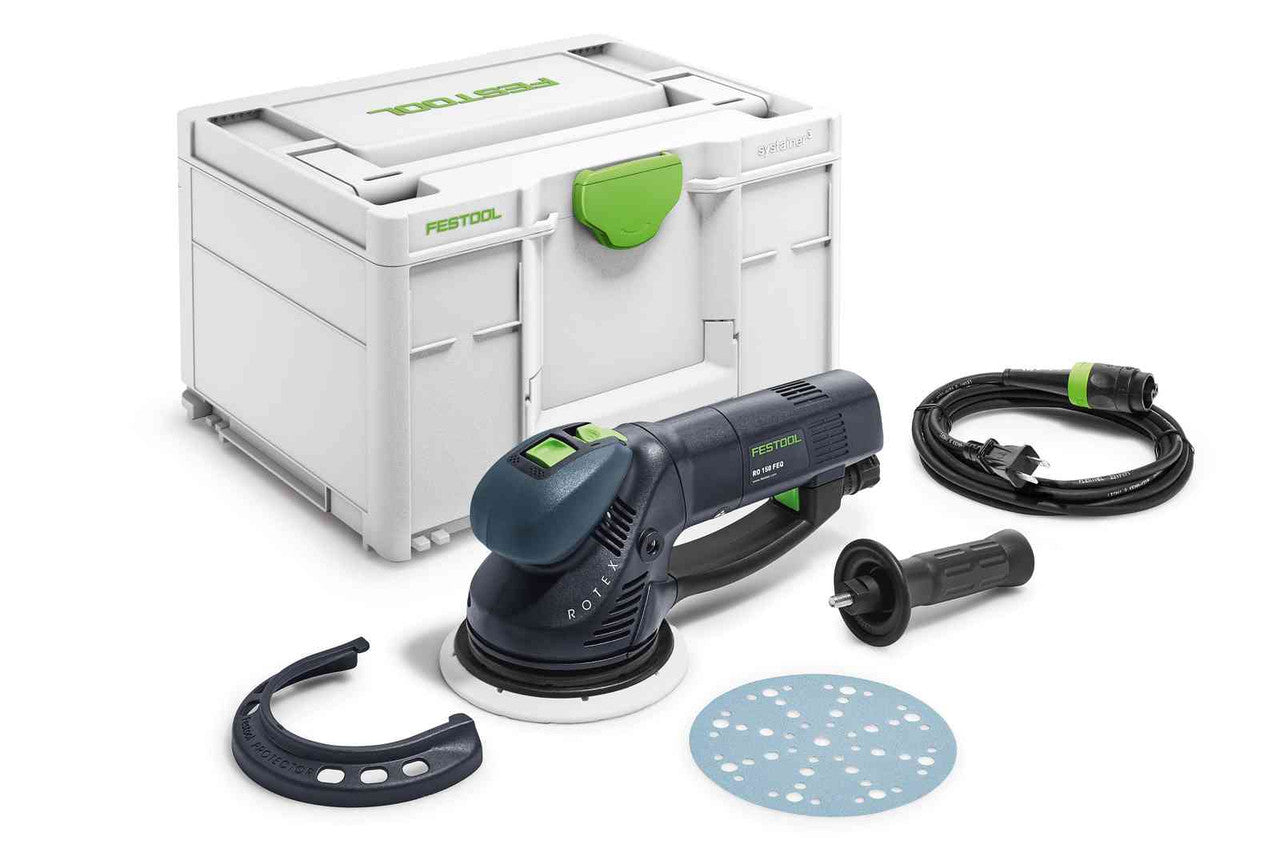 Festool FES-576028 RO 150 150mm (6) FEQ Rotex Sander With NEW SYS3