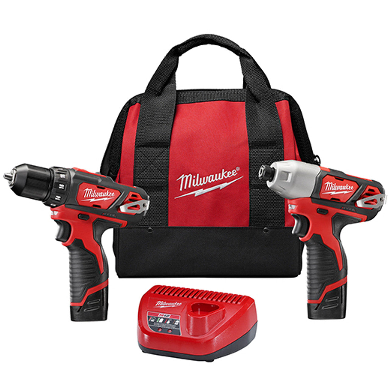 Milwaukee MIL-2494-22 M12 Cordless Lithium-Ion 2-Tool Combo Kit