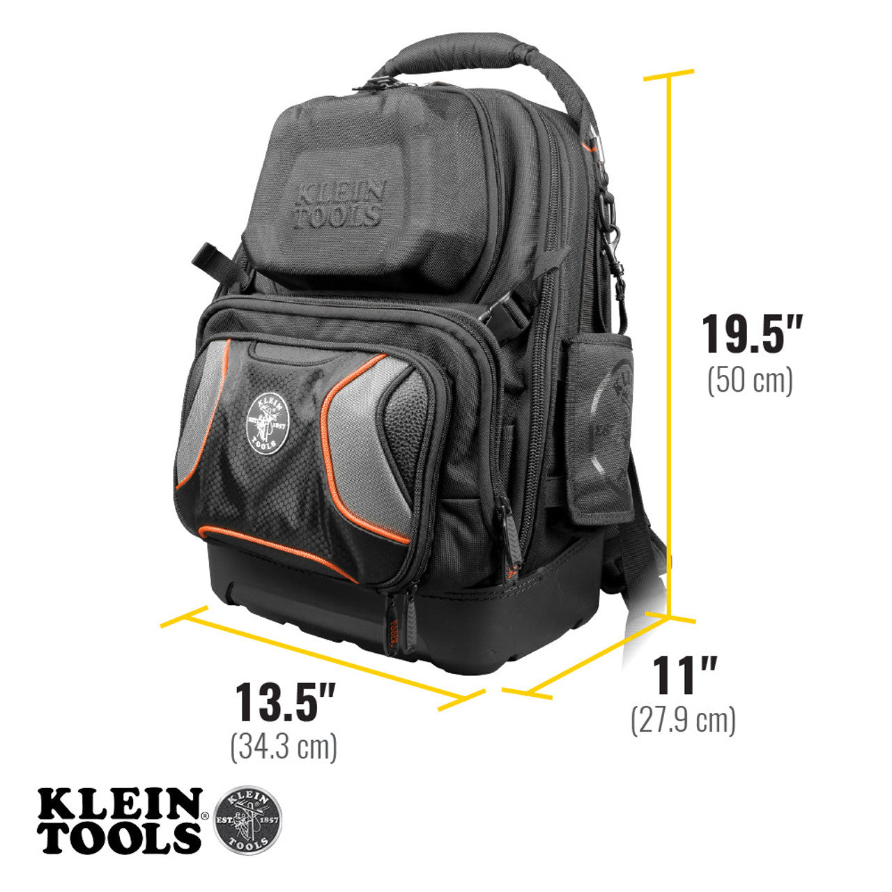 Klein KLE-55485 Tradesman Pro Tool Master Tool Bag Backpack 48 Pockets
