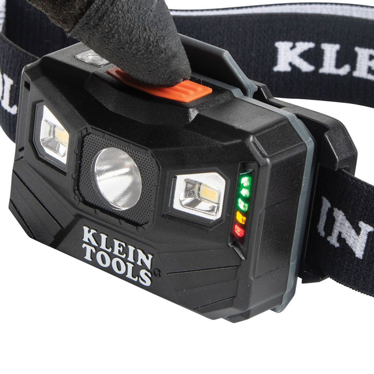 Klein KLE-56048 Rechargeable Headlamp with Fabric Strap