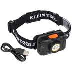 Klein KLE-56414 Rechargeable 2-Color LED Headlamp with Adjustable Strap