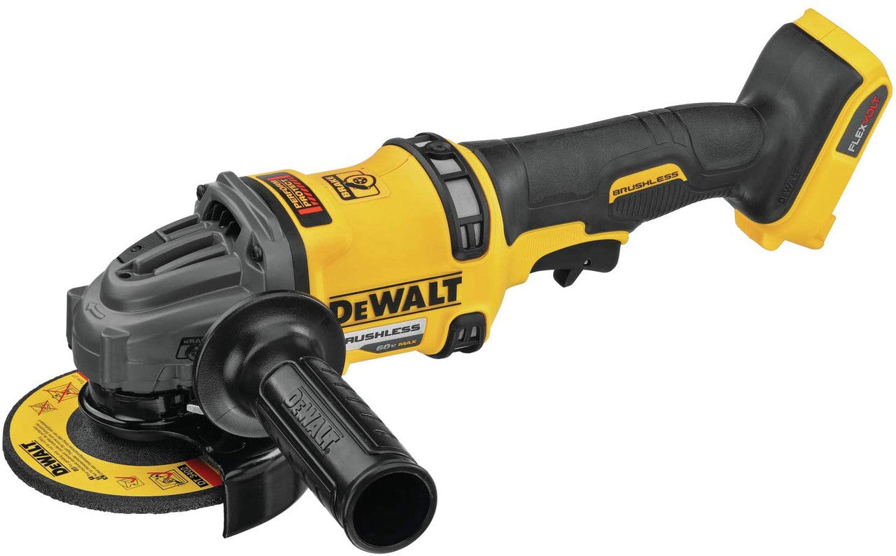 DEWALT DEW-DCG418B FLEXVOLT 60V MAX Brushless 4-1/2 in. - 6 in. Cordless Grinder With Kickback Brake (Bare Tool)