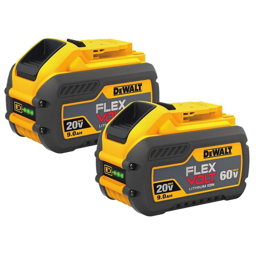DEWALT DEW-DCB609-2 2 Pack of 20V/60V MAX Flexvolt 9.0Ah Battery