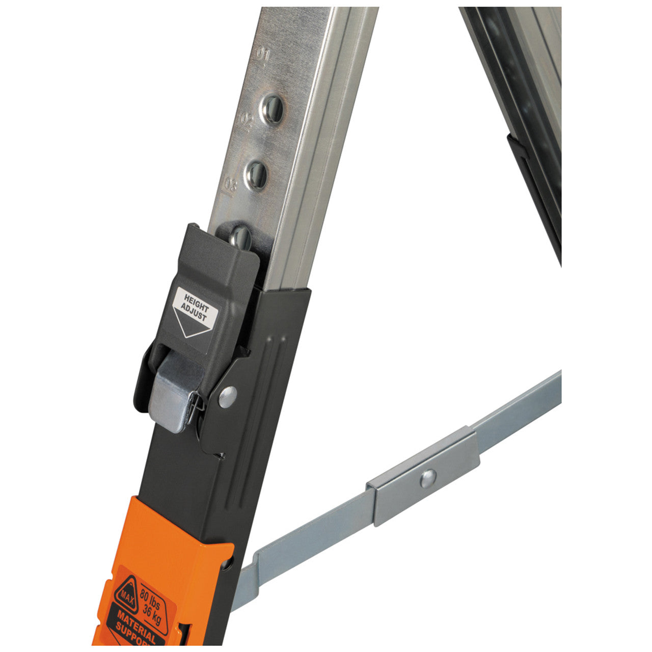 Klein Tools KLE-66188 Adjustable-Leg Folding Saw Horse and Jobsite Table, 1-Pack