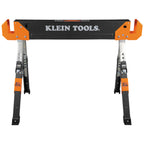 Klein Tools KLE-66188 Adjustable-Leg Folding Saw Horse and Jobsite Table, 1-Pack