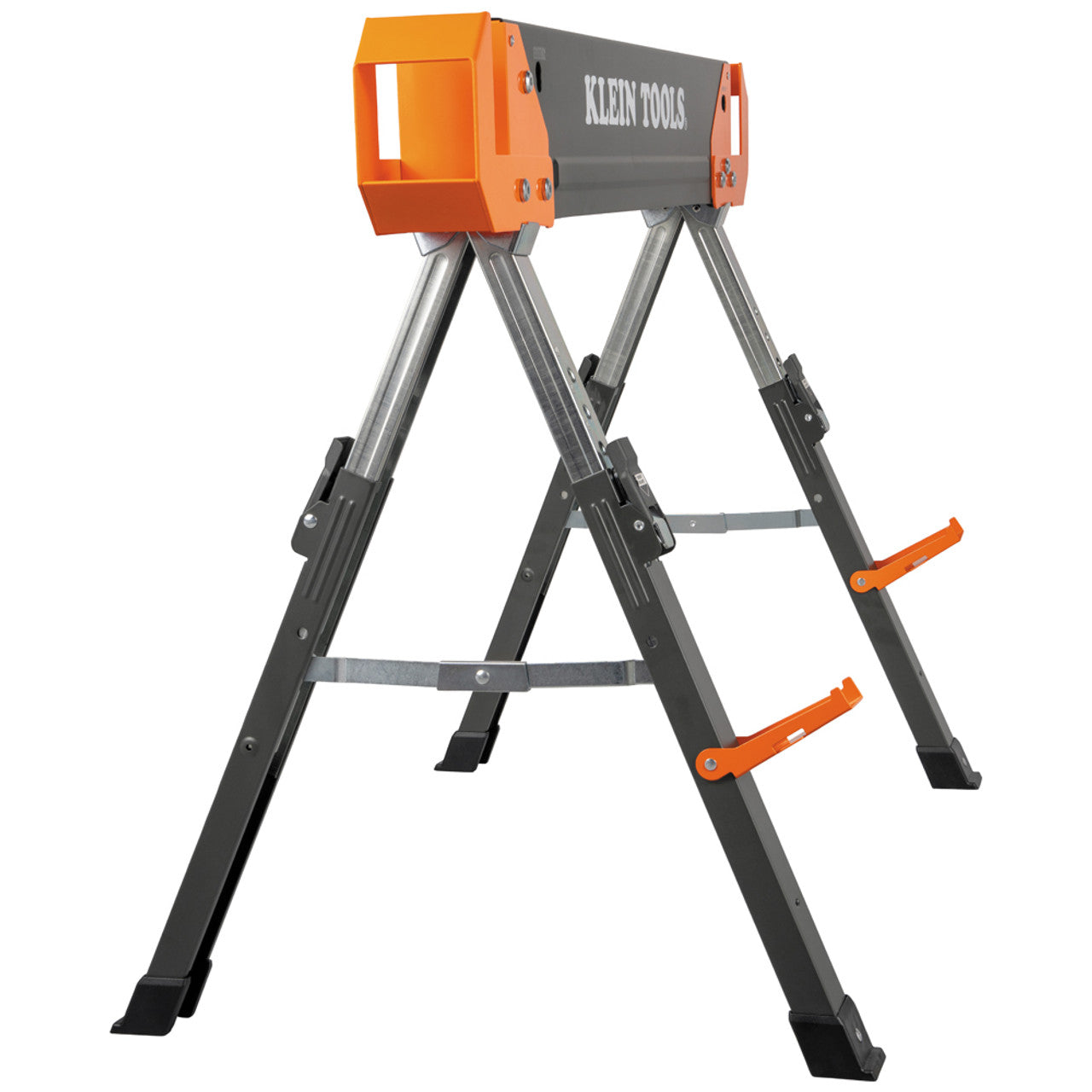 Klein Tools KLE-66188 Adjustable-Leg Folding Saw Horse and Jobsite Table, 1-Pack