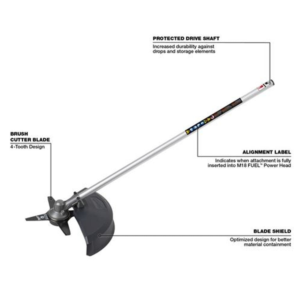 Milwaukee MIL-49-16-2738 Quik-Lok Brush Cutter Attachment