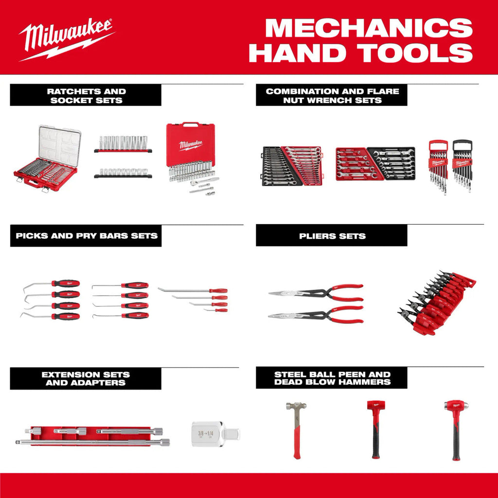Milwaukee MIL-48-22-9484 15PC SAE Combination Wrench Set with PACKOUT Compact Organizer
